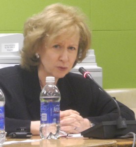Kim Campbell at the UN Comission for Social Development